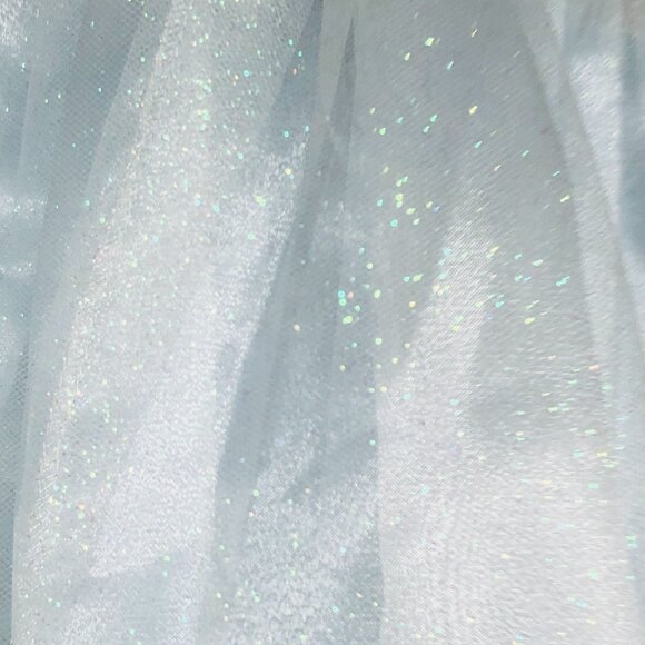 New w/Tag-Great Pretenders Blue Princess Mesh Cape Dress-Up Play - Picture 10 of 15